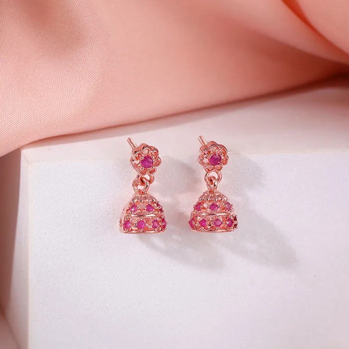 Rose Gold Kanchi Jhumki