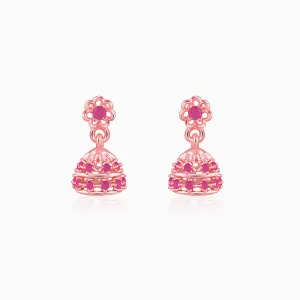 Rose Gold Kanchi Jhumki