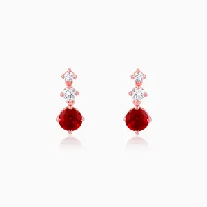 Rose Gold Lovely Earrings