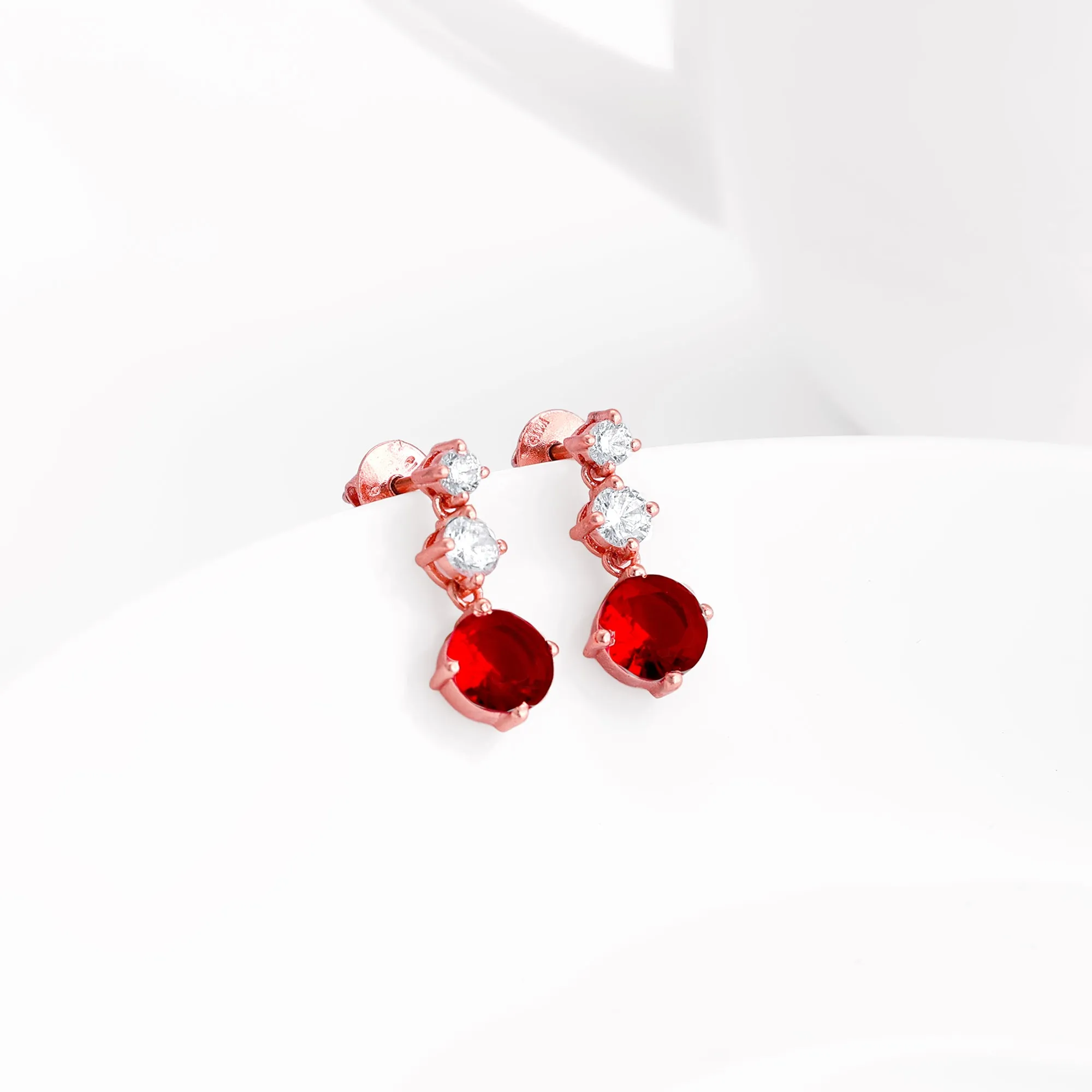 Rose Gold Lovely Earrings