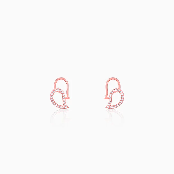 Rose Gold Mango Magic Earrings