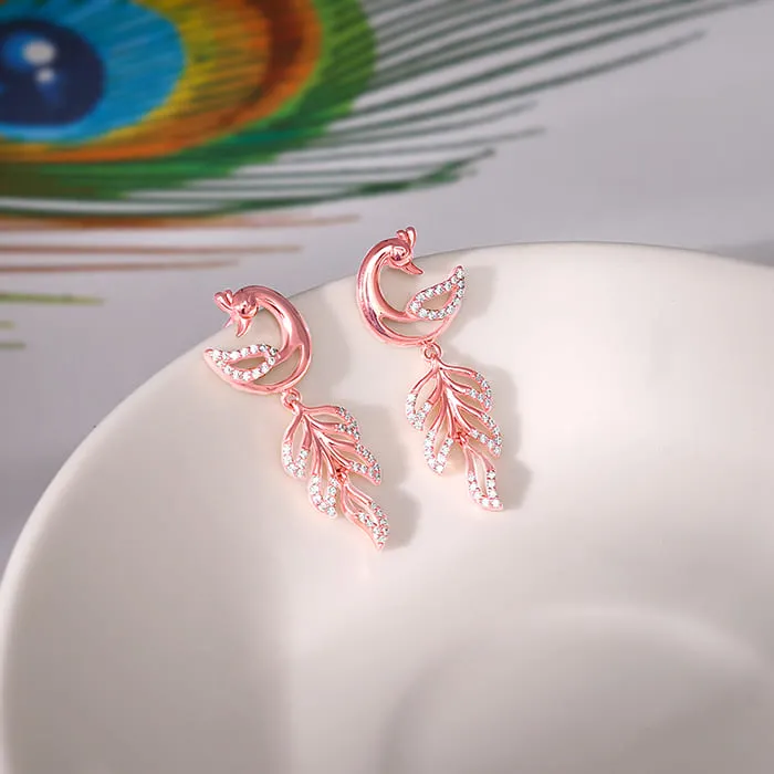 Rose Gold Mor Earrings