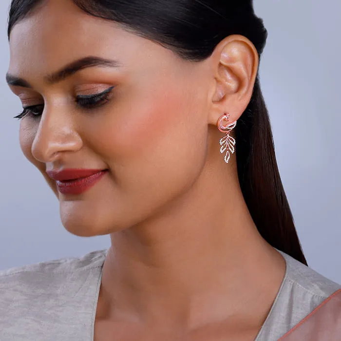 Rose Gold Mor Earrings