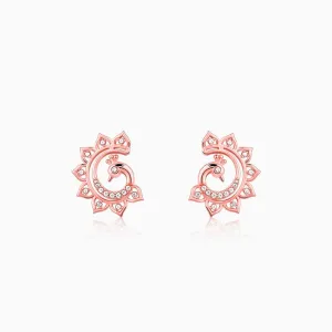 Rose Gold Morni Earrings