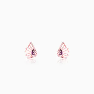 Rose Gold Notre Dame Earrings