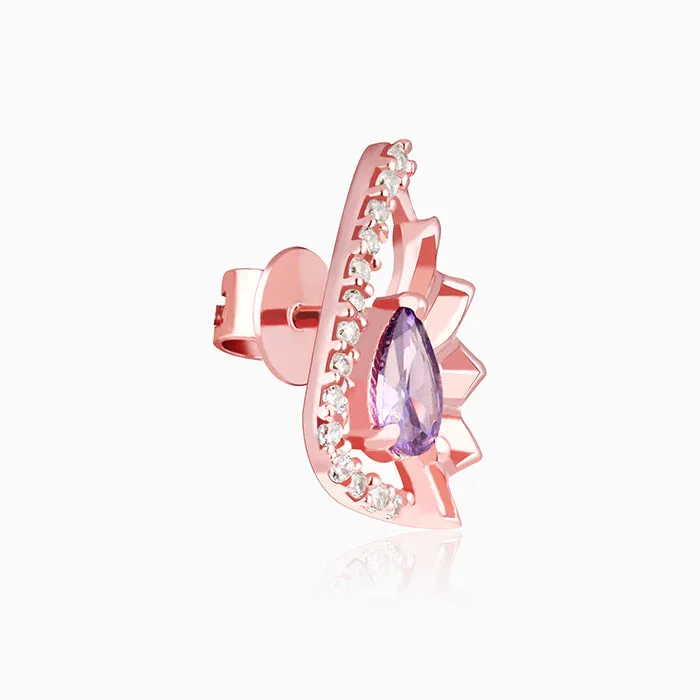 Rose Gold Notre Dame Earrings