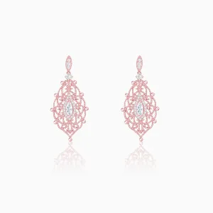 Rose Gold Opulent Desire Earrings