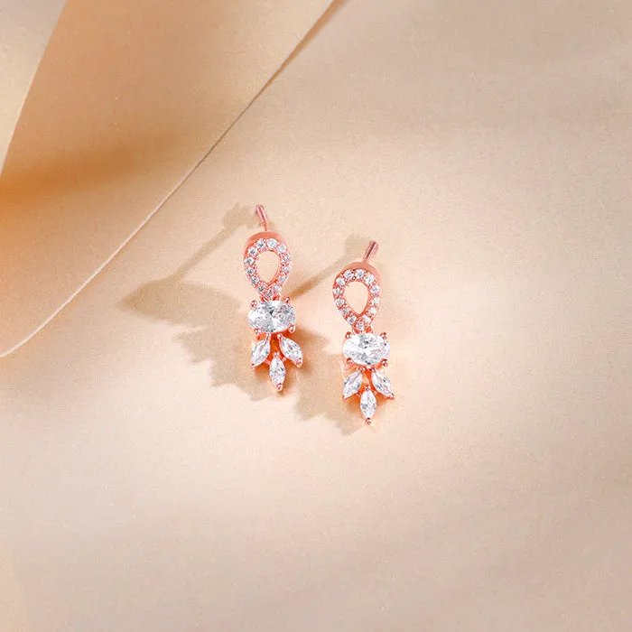 Rose Gold Petalo Earrings