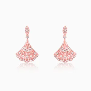 Rose Gold Seashell Earrings