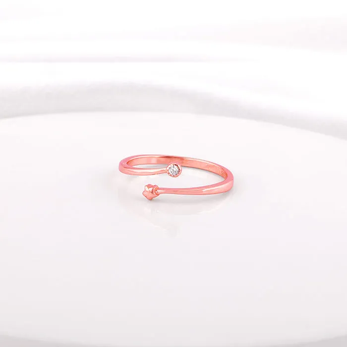 Rose Gold Starlit Ring