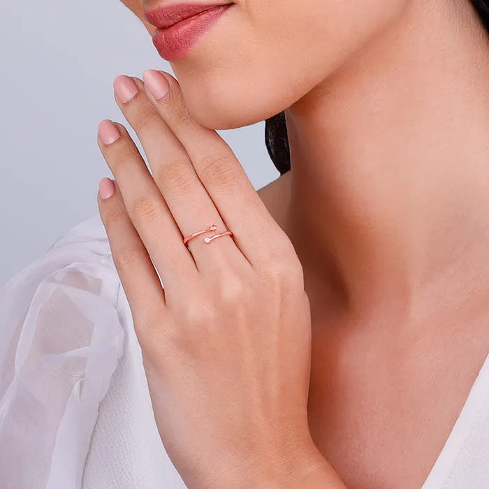 Rose Gold Starlit Ring