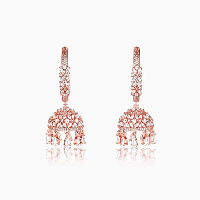 Rose Gold Statement Jhumki