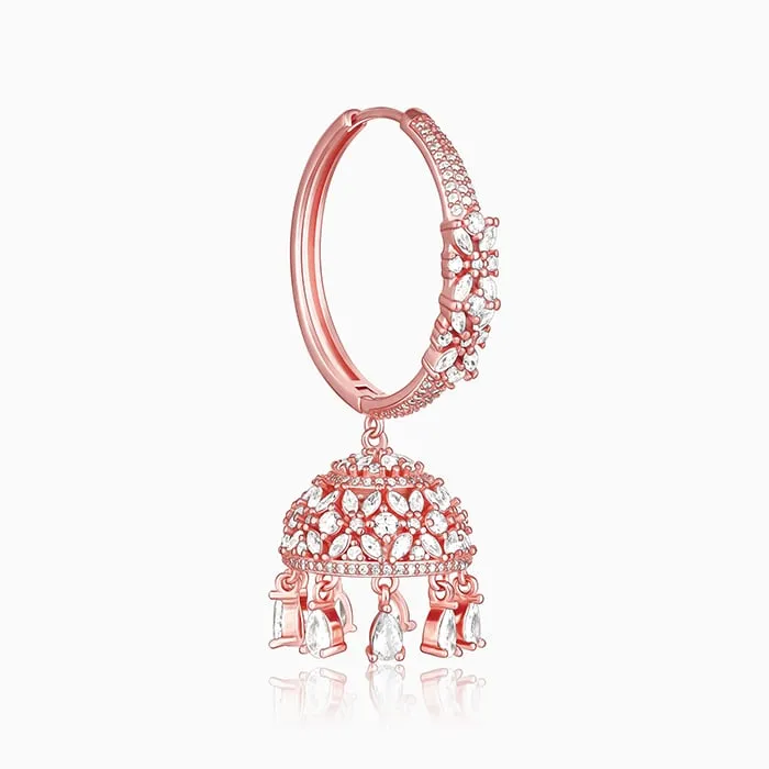 Rose Gold Statement Jhumki