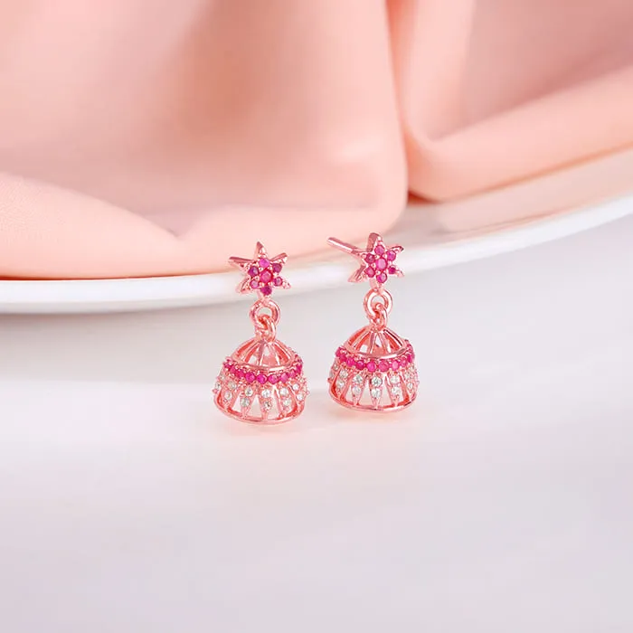 Rose Gold Sumitra Jhumki
