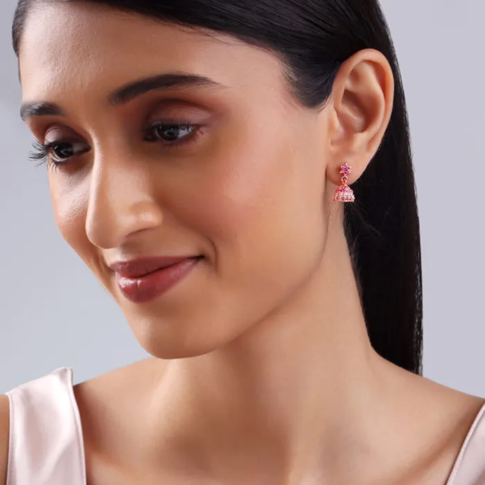 Rose Gold Sumitra Jhumki