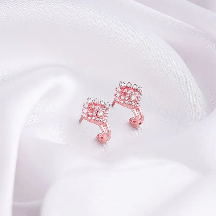 Rose Gold Twilight Twinkle Earrings