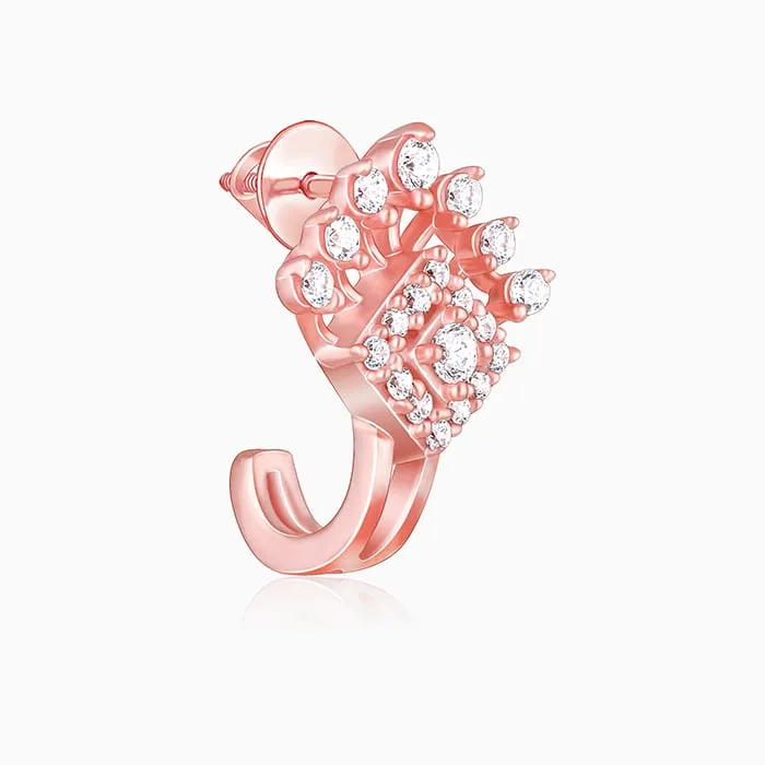 Rose Gold Twilight Twinkle Earrings