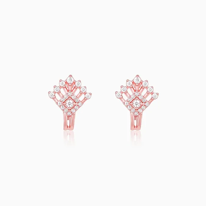 Rose Gold Twilight Twinkle Earrings