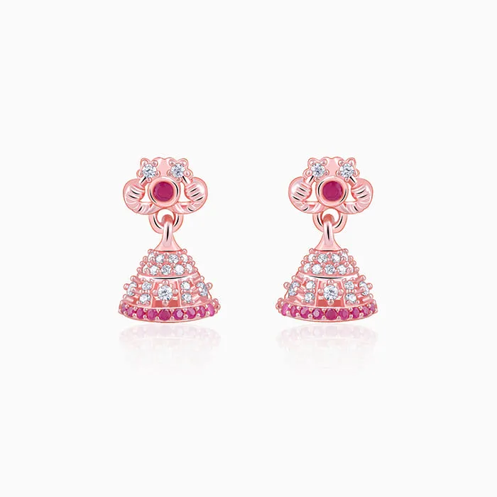 Rose Gold Vaishali Jhumki
