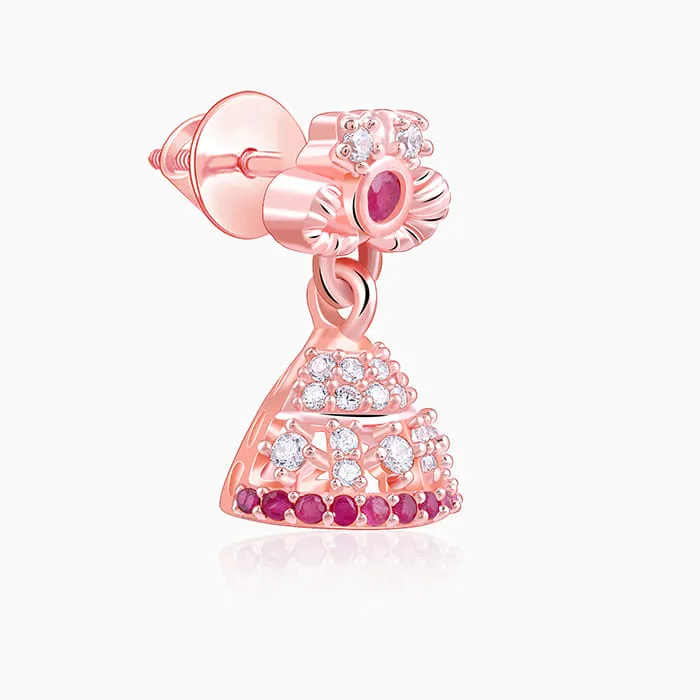 Rose Gold Vaishali Jhumki