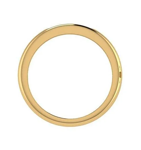 Ruby and Diamond Ring 14K Yellow Gold Band