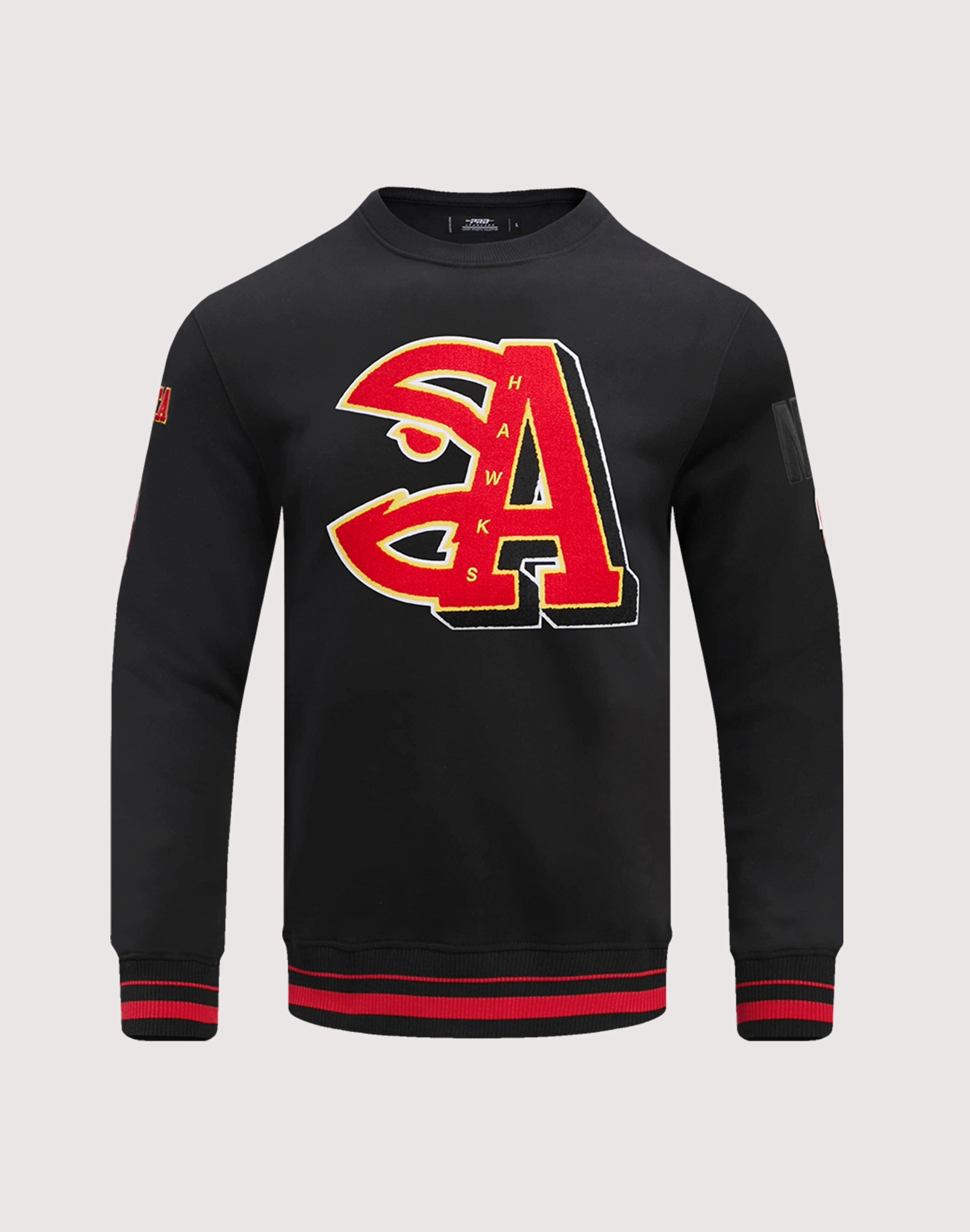 Runway fashion Pro Standard Atlanta Hawks Mashup Rib Crewneck Bohemian style items