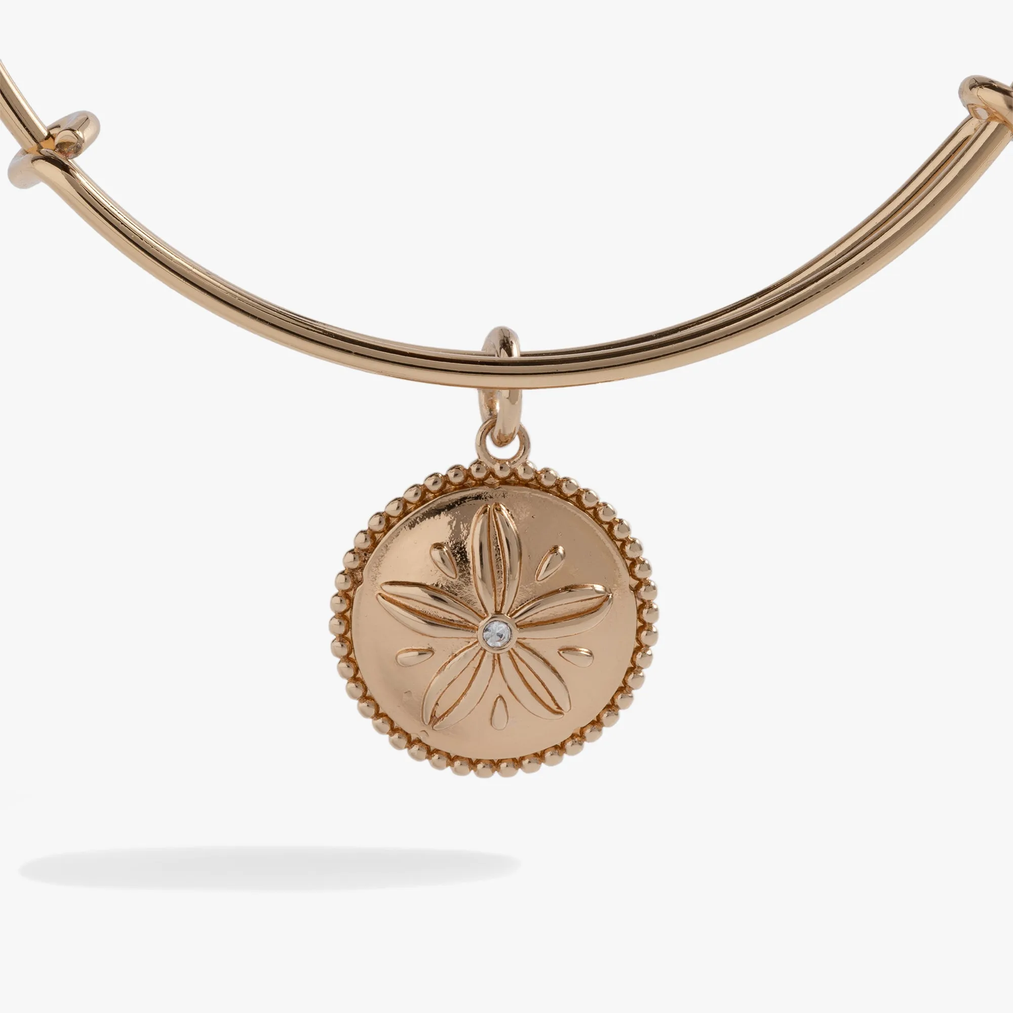 Sand Dollar Charm Bangle
