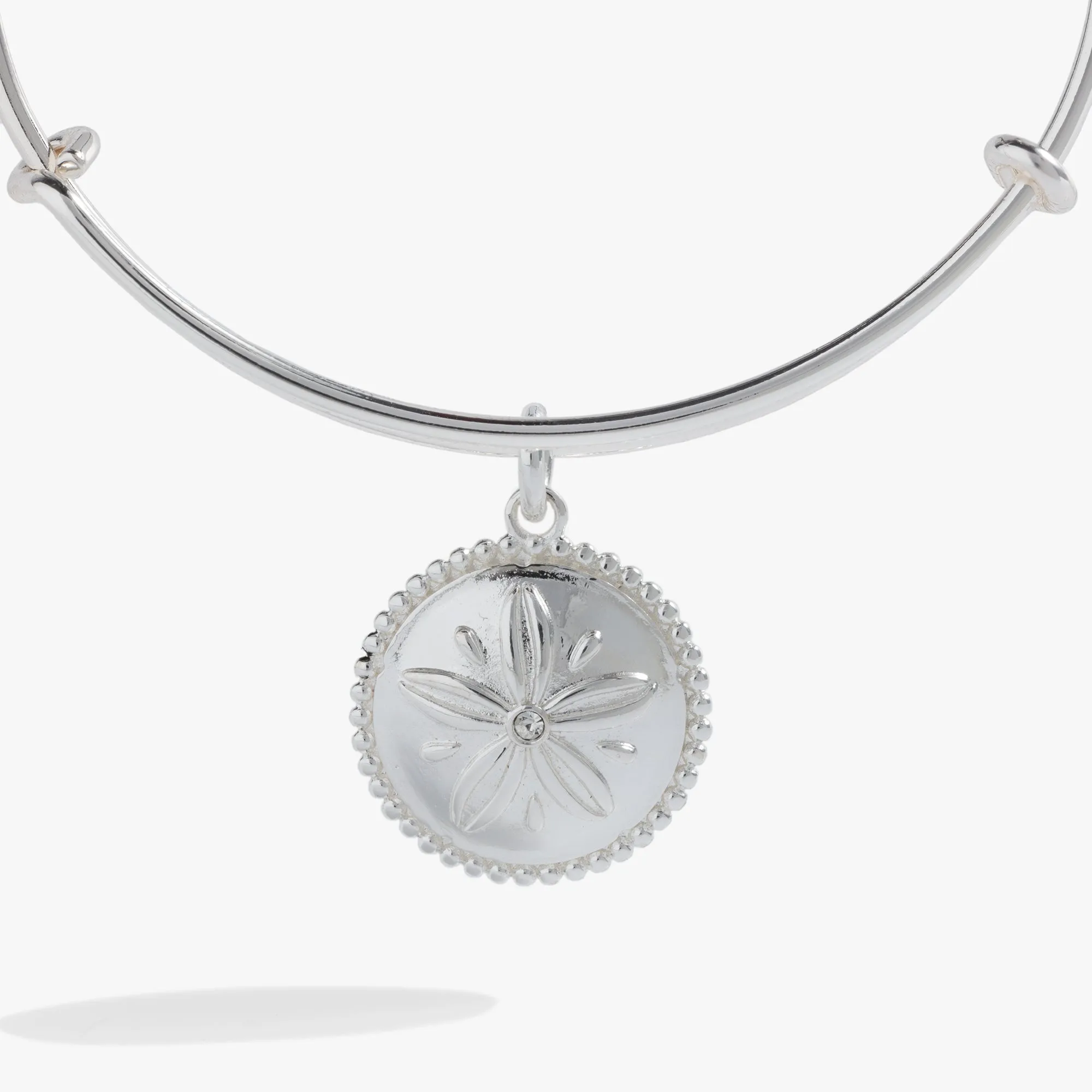 Sand Dollar Charm Bangle