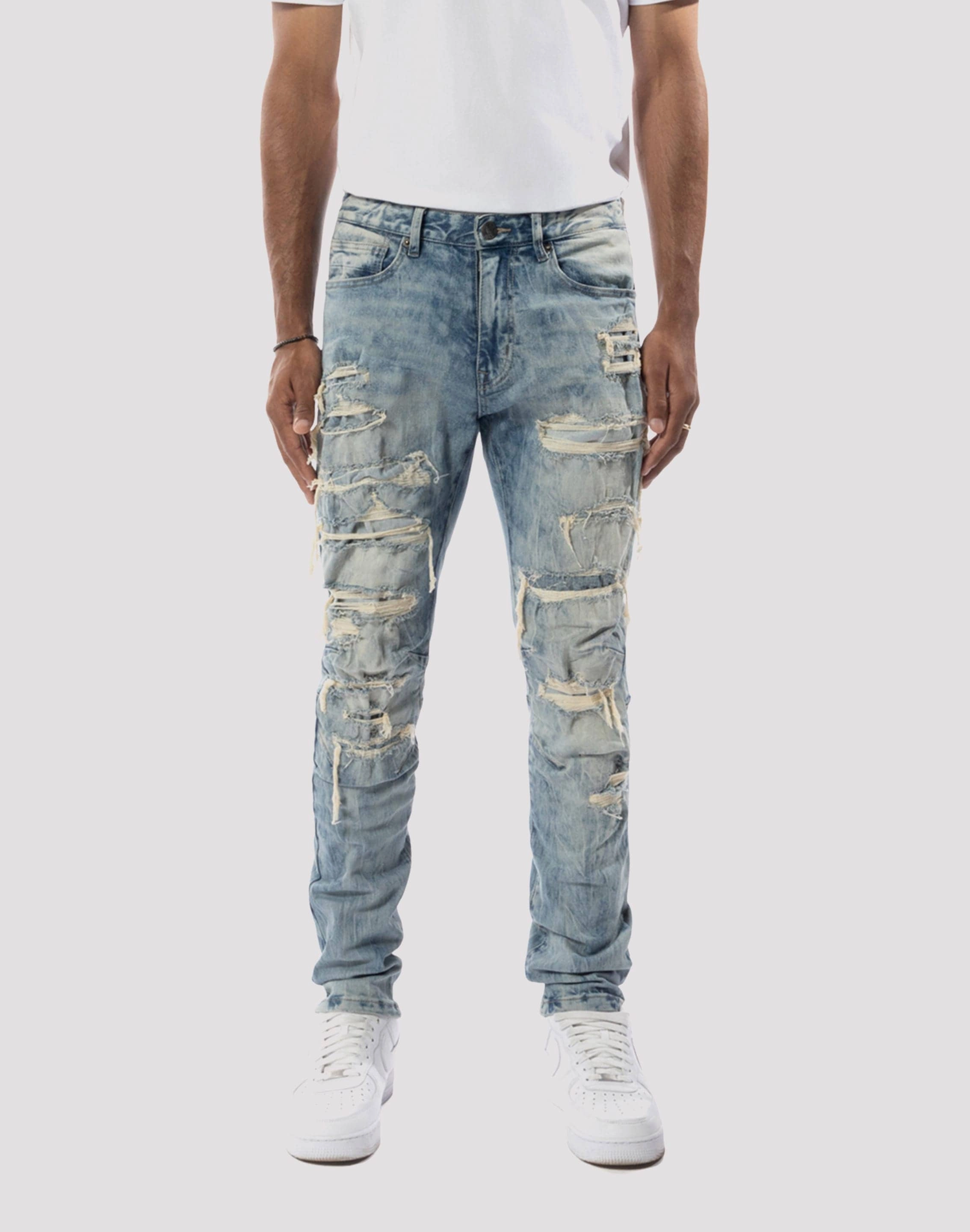 Fashion forecasting Grindhouse Extreme Rip Slim Fit Jeans Clothing types