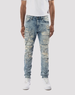 Seasonal wear Grindhouse Extreme Rip Slim Fit Jeans Fashion lookbook