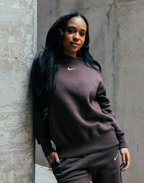Seasonal wear Nike Phoenix Fleece Oversized Crewneck Sweatshirt Recycled fashion materials