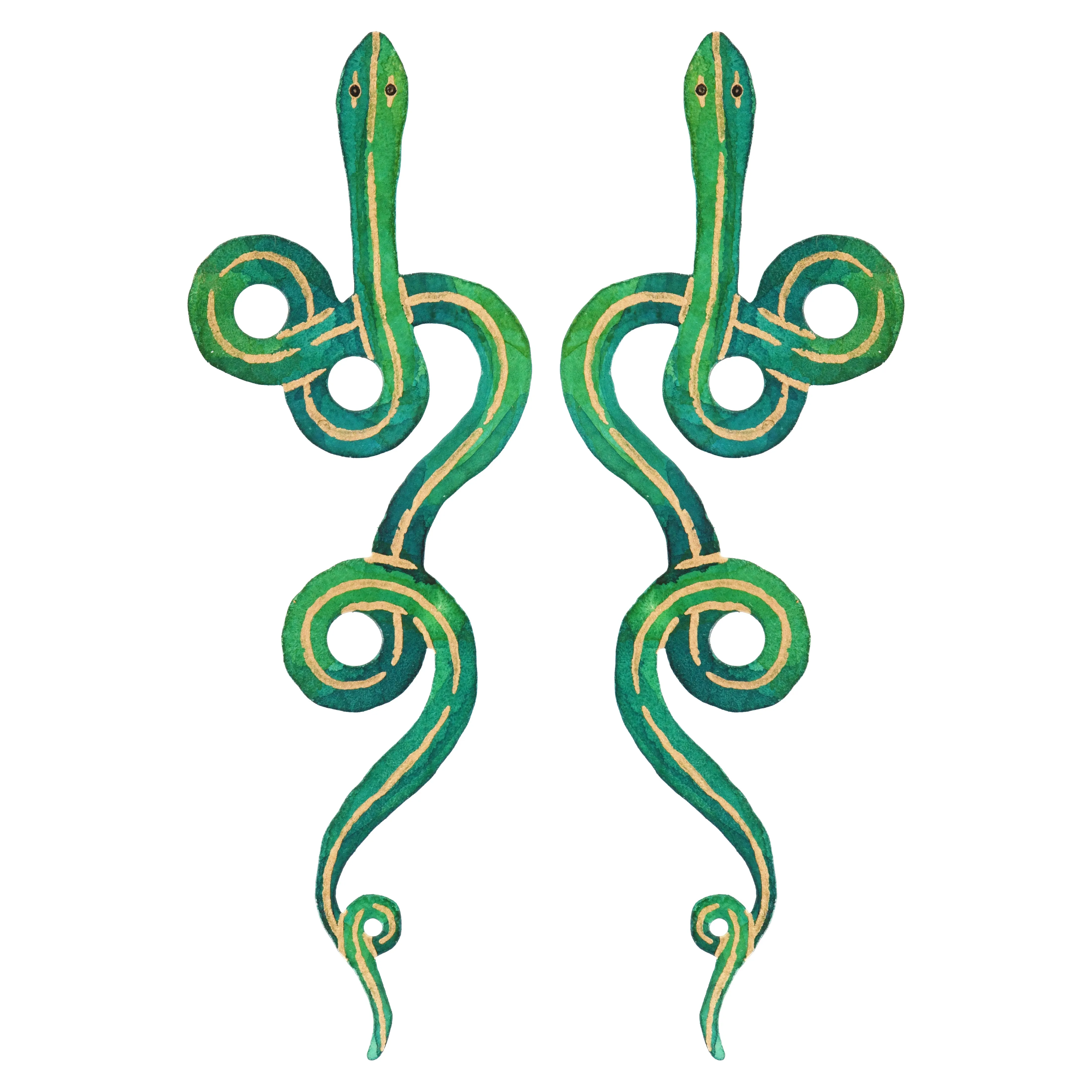 Serpentine Earrings