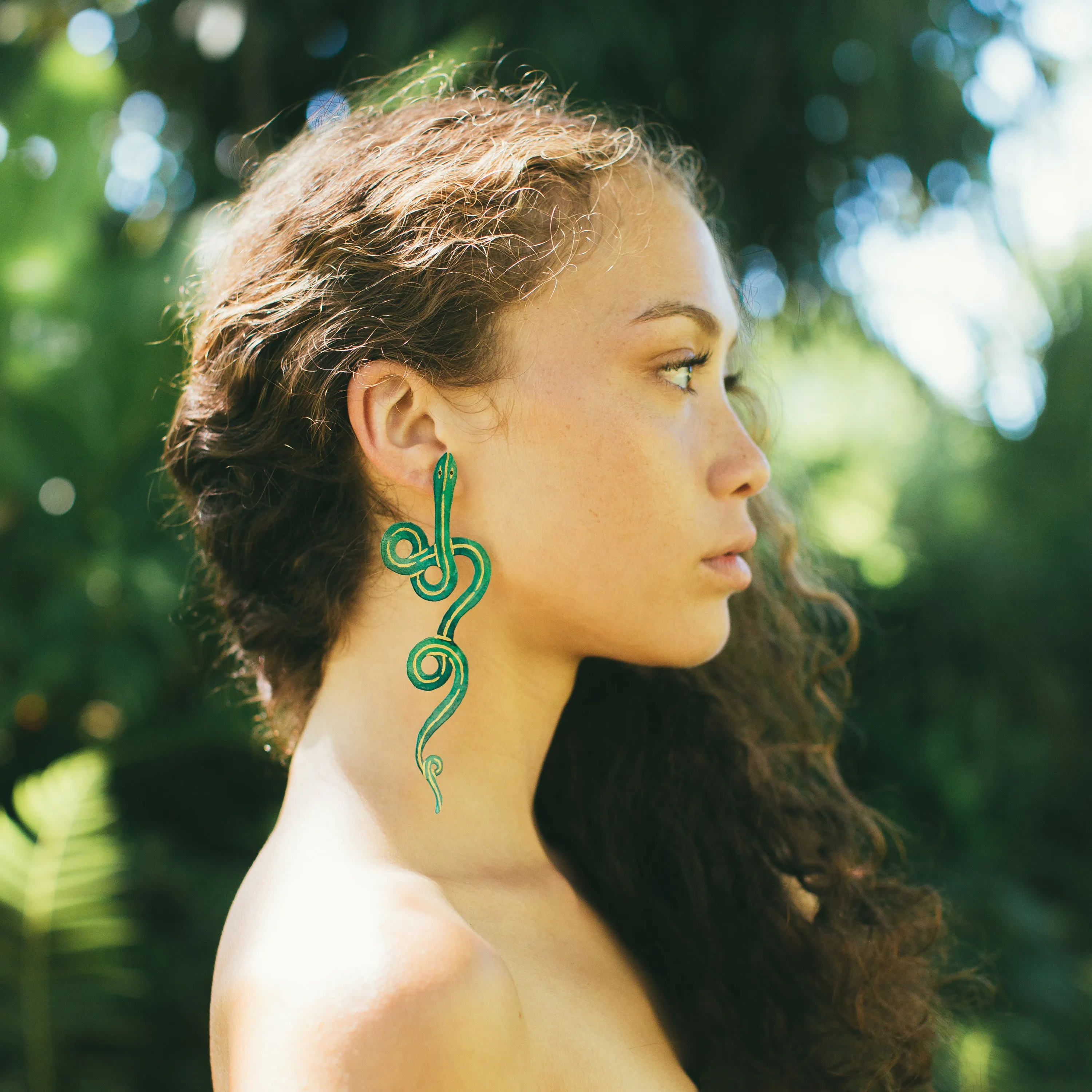 Serpentine Earrings