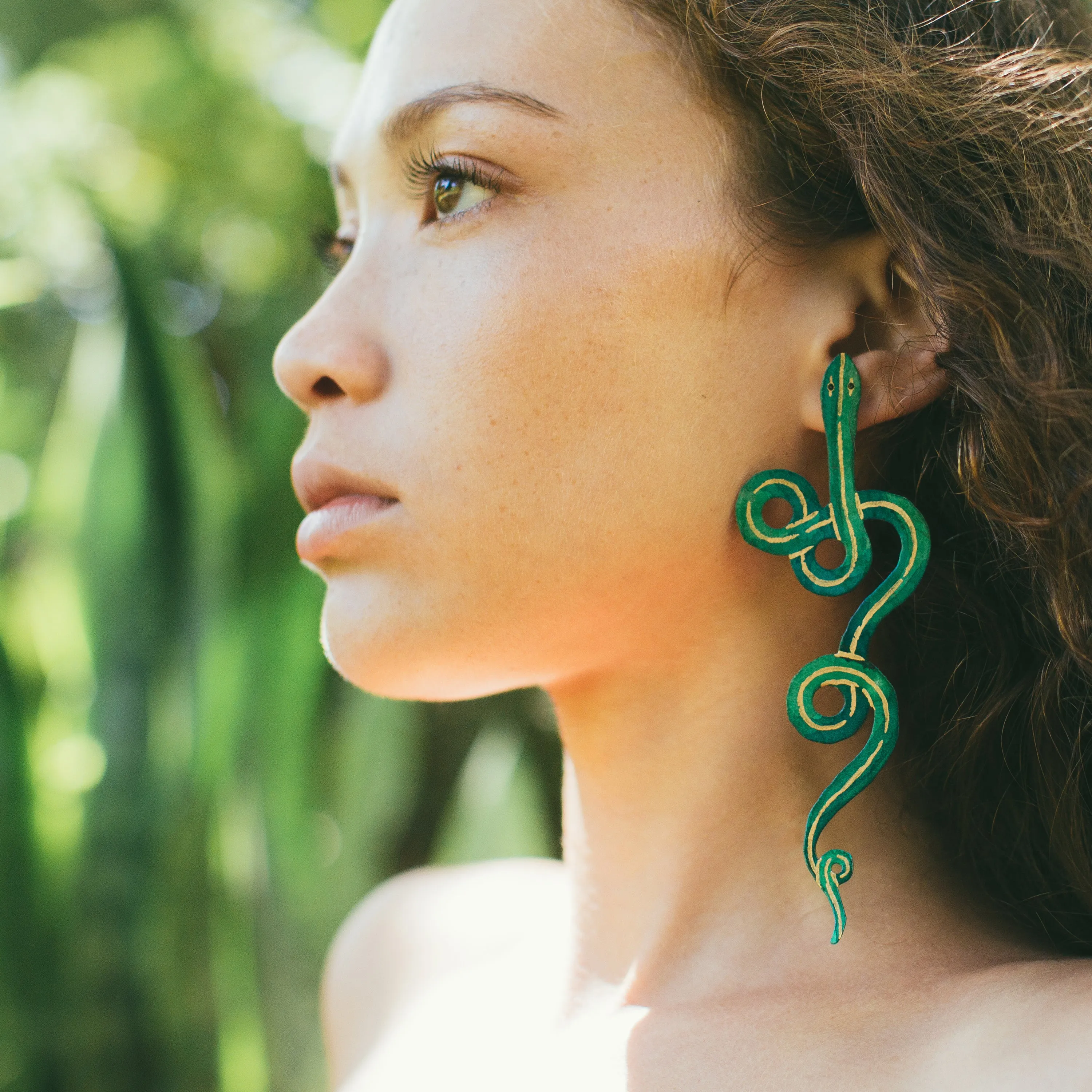 Serpentine Earrings