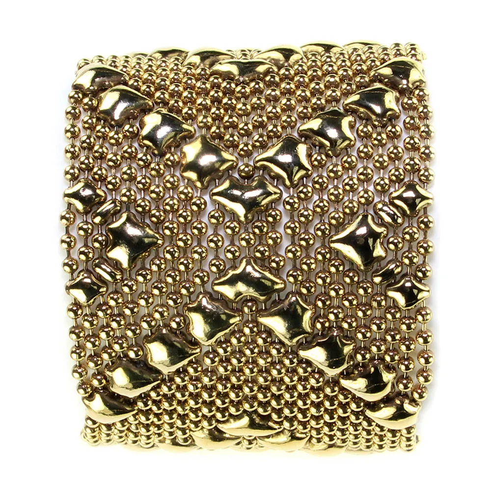SG Liquid Metal B108-AG Antique Gold 24K Bracelet by Sergio Gutierrez