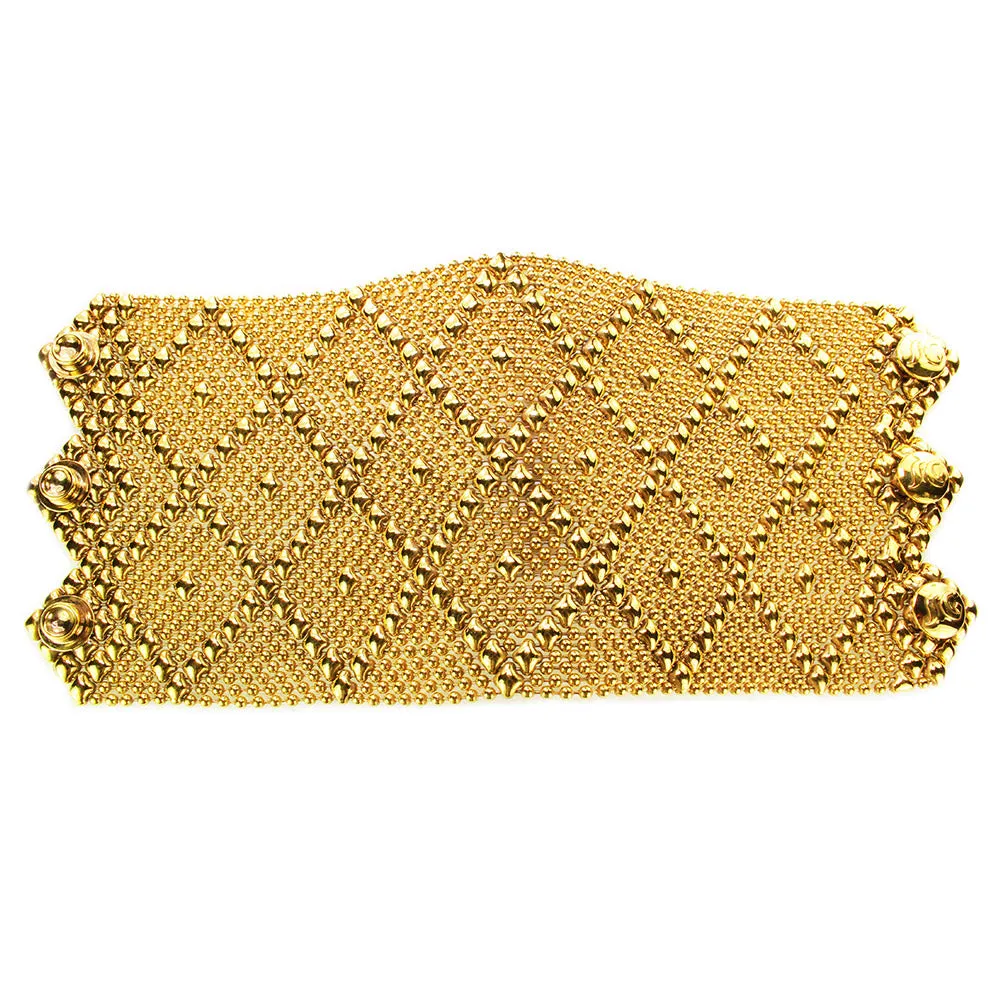 SG Liquid Metal B11?CAG Antique Gold Finish Bracelet by Sergio Gutierrez
