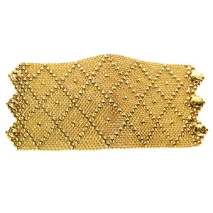 SG Liquid Metal B11?CAG Antique Gold Finish Bracelet by Sergio Gutierrez