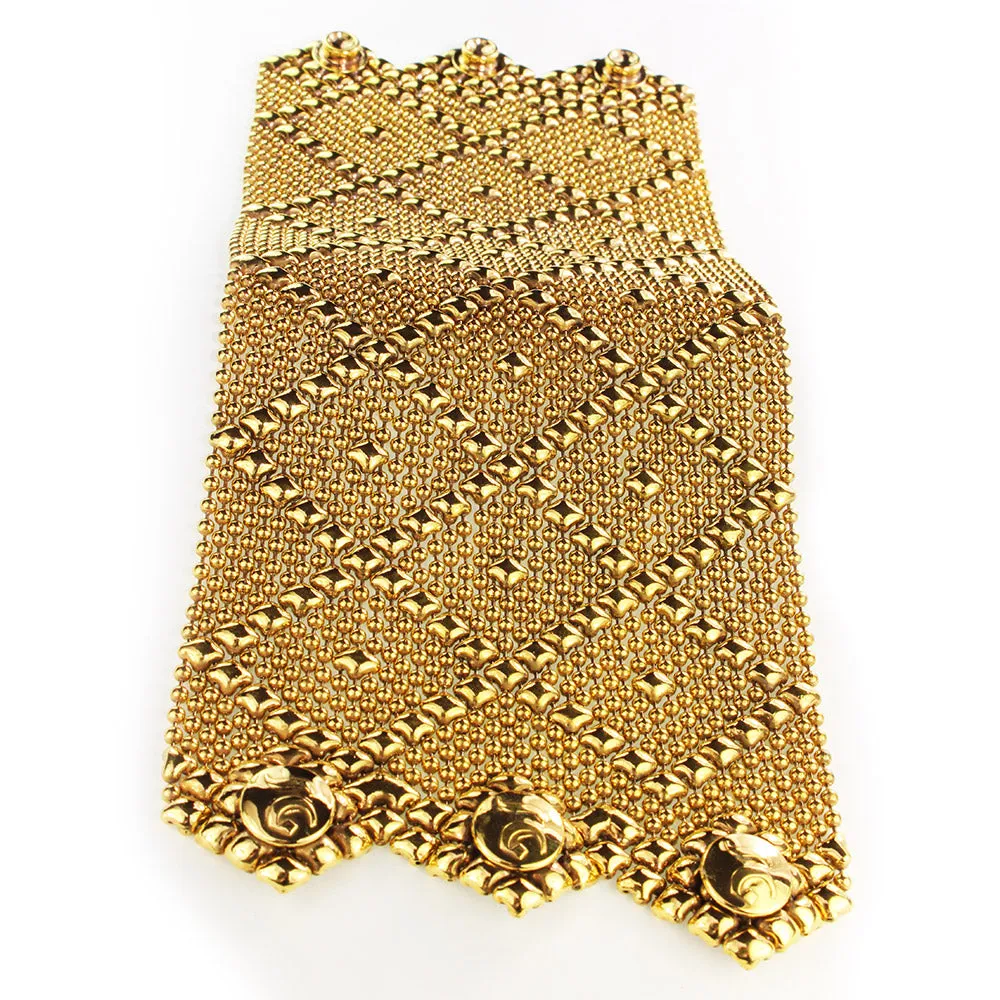 SG Liquid Metal B11?CAG Antique Gold Finish Bracelet by Sergio Gutierrez