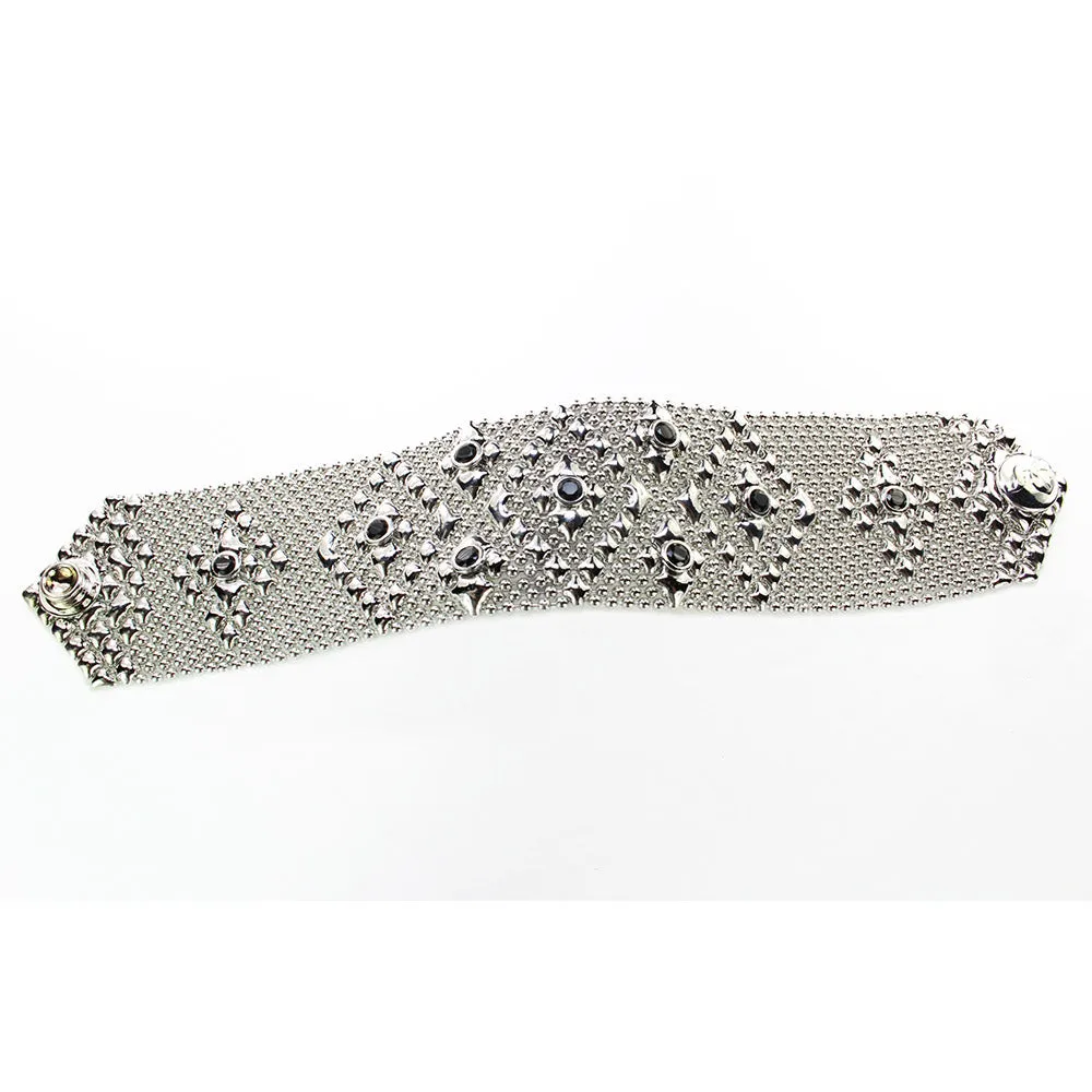 SG Liquid Metal TB32Z?CN Chrome Finish Bracelet by Sergio Gutierrez