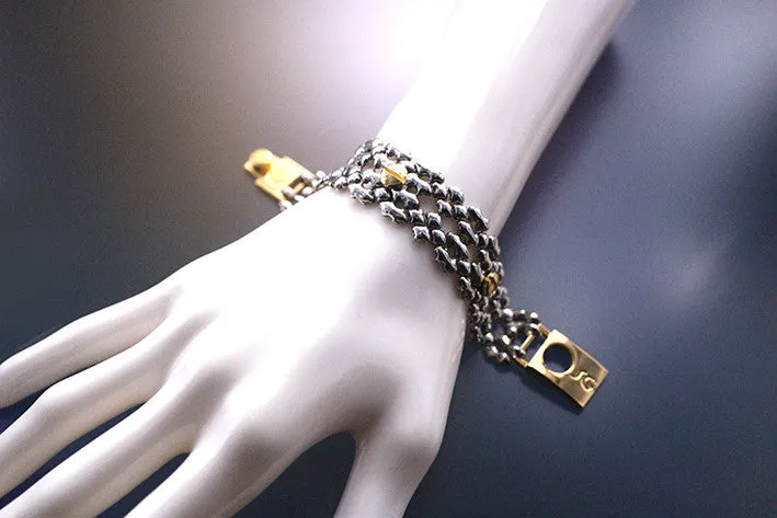 SG Liquid Metal TB41 ?C Antique silver and Gold Finish ?C Bracelet by Sergio Gutierrez