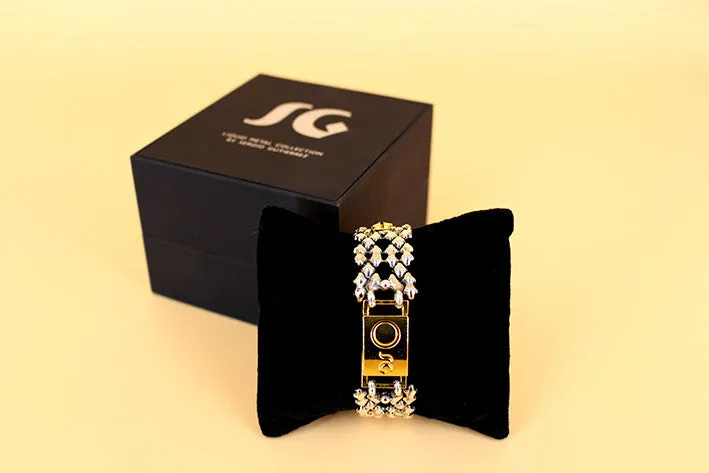 SG Liquid Metal TB41 ?C Antique silver and Gold Finish ?C Bracelet by Sergio Gutierrez