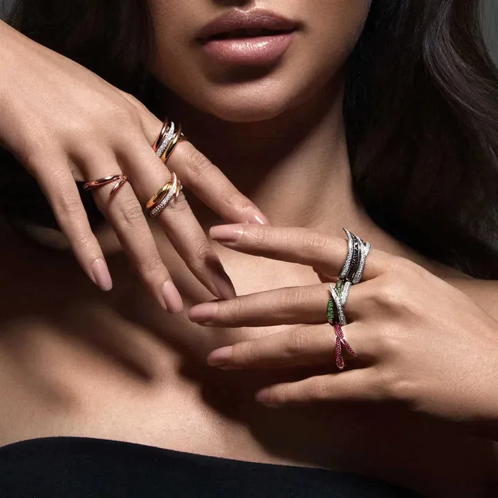 Shaun Leane Interlocking Embrace 18ct Rose Gold Ring
