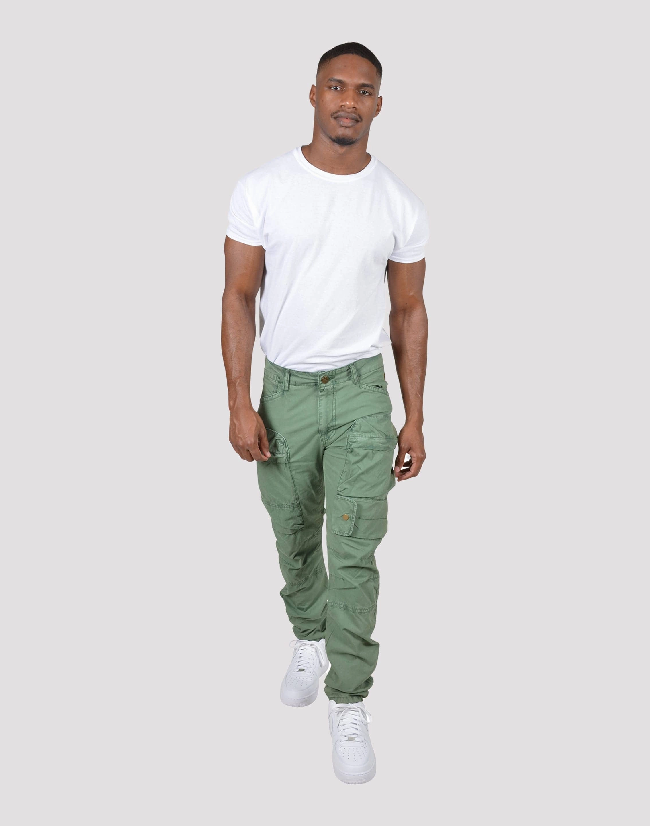 Recycled fashion materials Grindhouse Twill Front Cargo Zip Pants Online fashion shopping