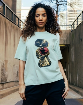 Silk - fabric fashion Jordan Graphic Tee Printed fashion