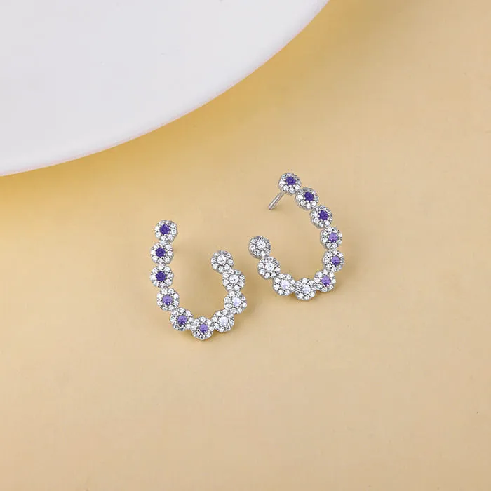 Silver Azul Muse Earrings