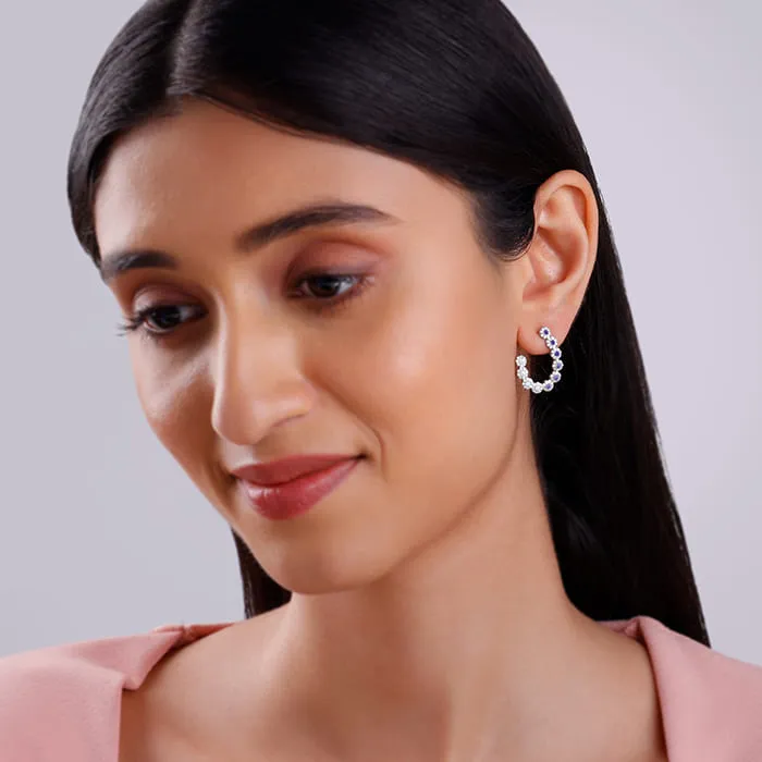 Silver Azul Muse Earrings