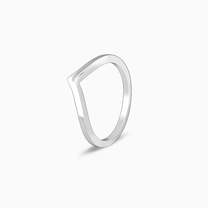 Silver Basic Stackable Vanki Ring