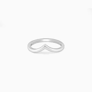 Silver Basic Stackable Vanki Ring