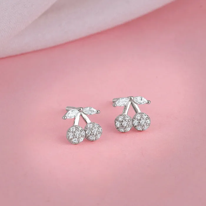 Silver Cherryboo Studs