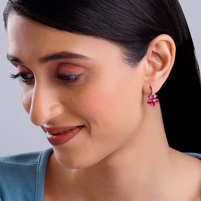 Silver Floral Perfect Earrings